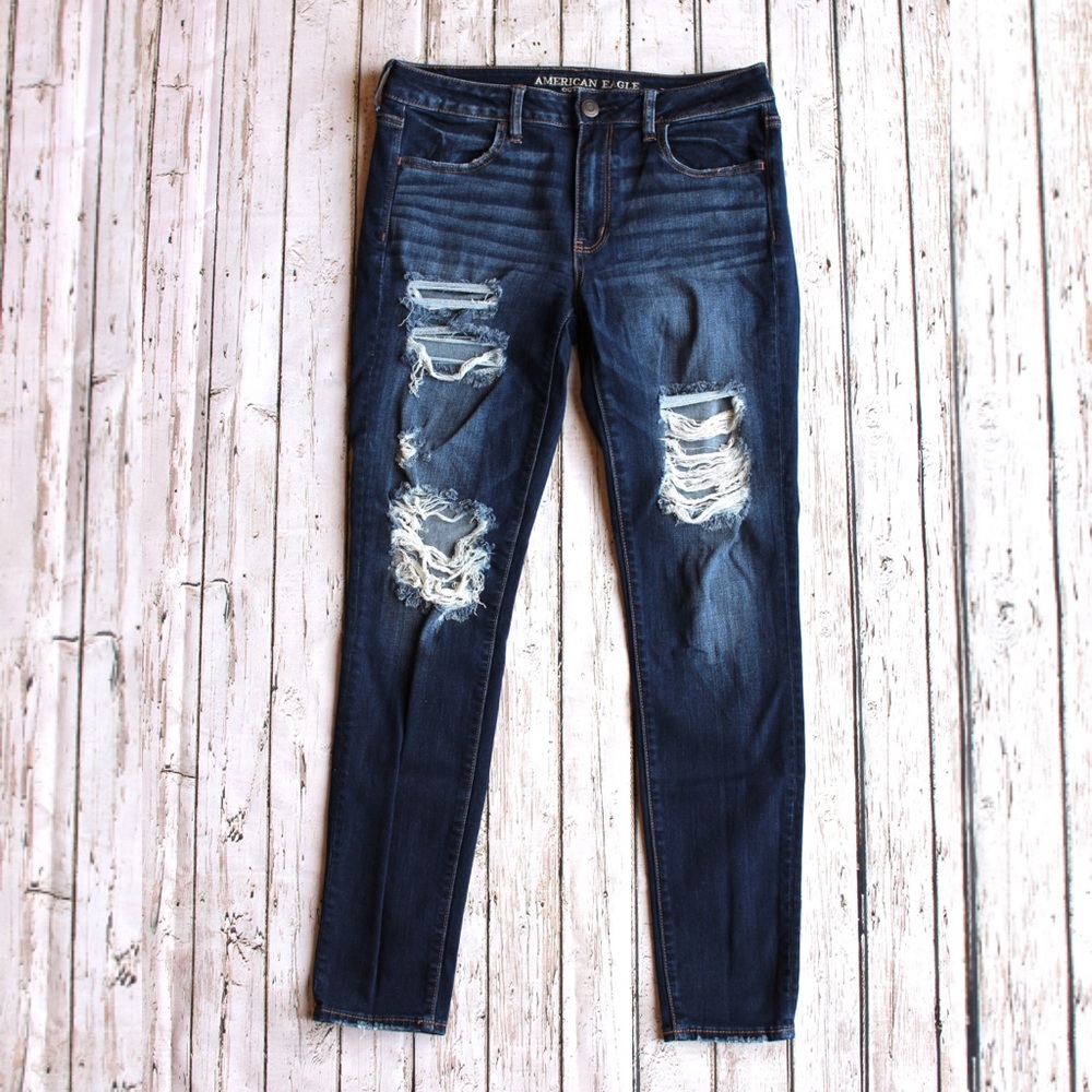 American Eagle Distressed Jegging Jeans
